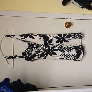 Black and white romper size medium
